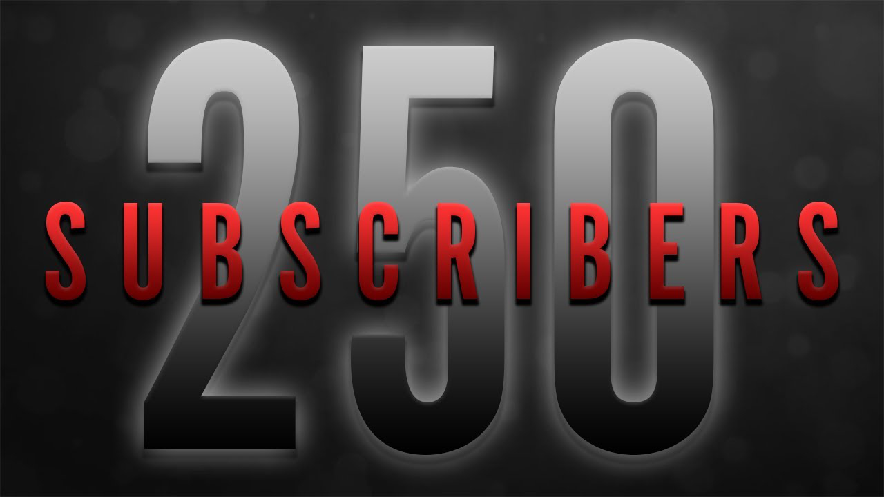 Another Thank You Message | 250 Subscriber Milestone